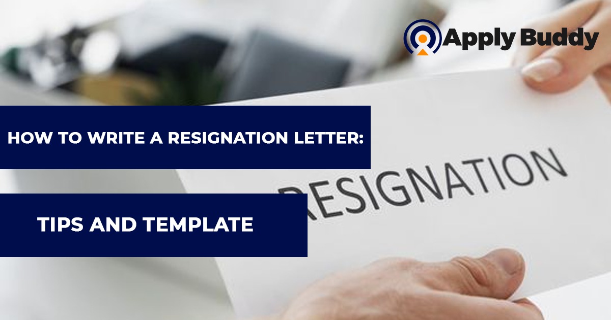 Resignation Letter