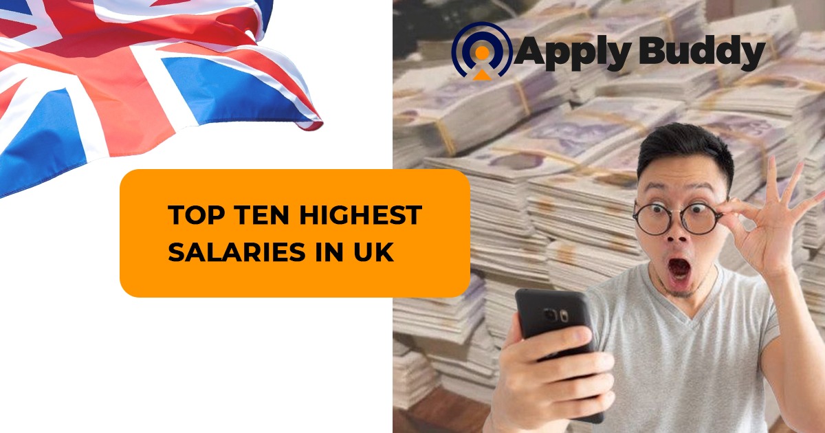 Top Ten Highest Salaries in the UK