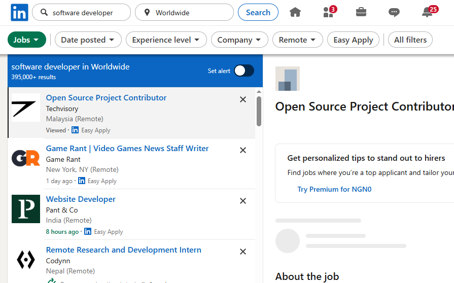best job search websites london